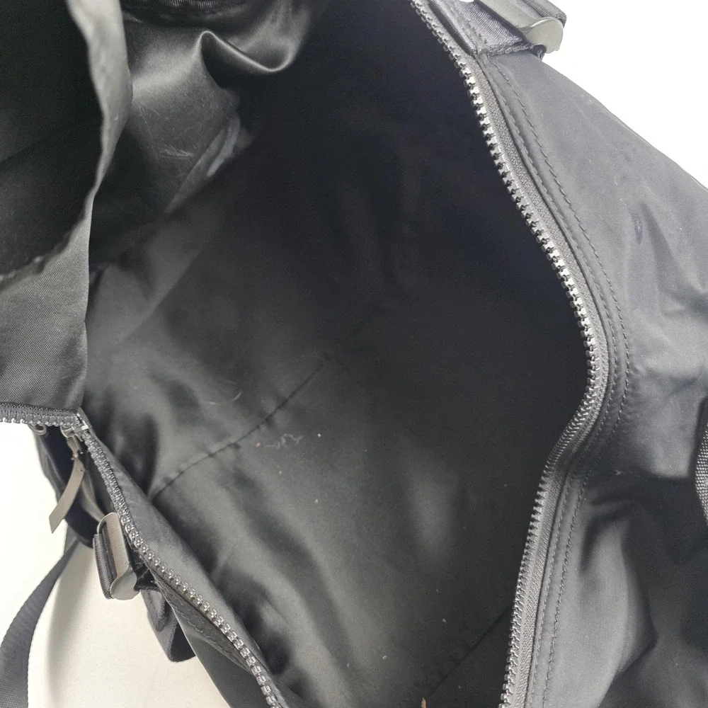 Lululemon Backpack Black 15 Inch Soft Case Women Nylon Travel Daypack Bag